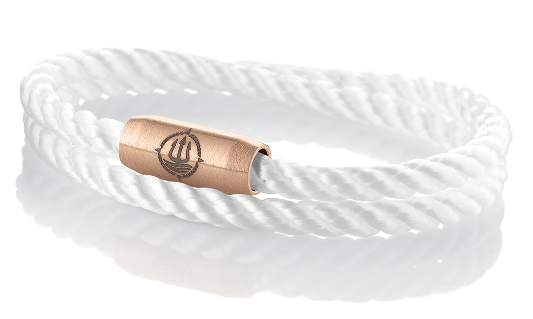 Bild von Armband weiss doppelt "Amrum" 